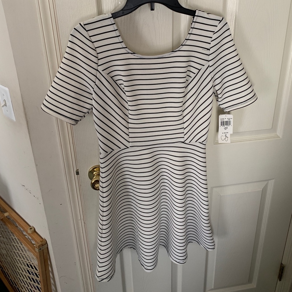 Black & white dress